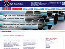 Tablet Screenshot of hightechtubes.co.uk